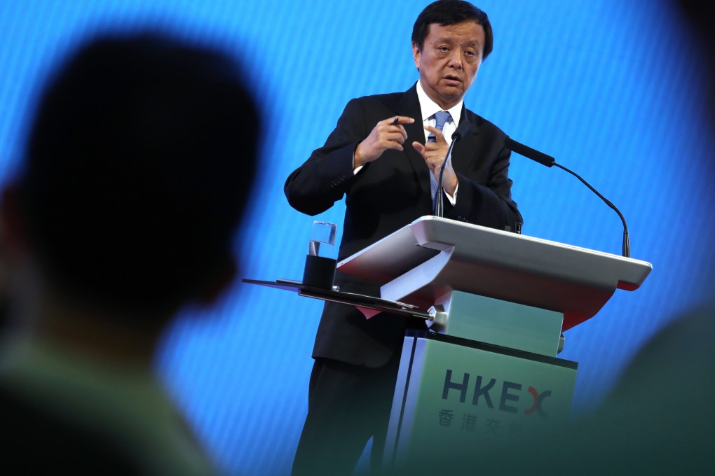 Charles Li Xiaojia stepped down from his role as chief executive of the Hong Kong Exchanges and Clearing (HKEX) in December. Photo: Jonathan Wong