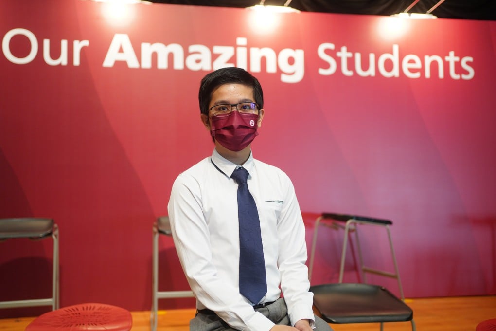 Royce Leung has admired doctors since he was young and hopes to become an orthopaedist. Photo: Winson Wong