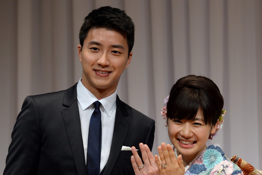 Japanese table tennis player Ai Fukuhara and table tennis player Chiang Hung-Chieh have confirmed their divorce. Photo: Xinhua