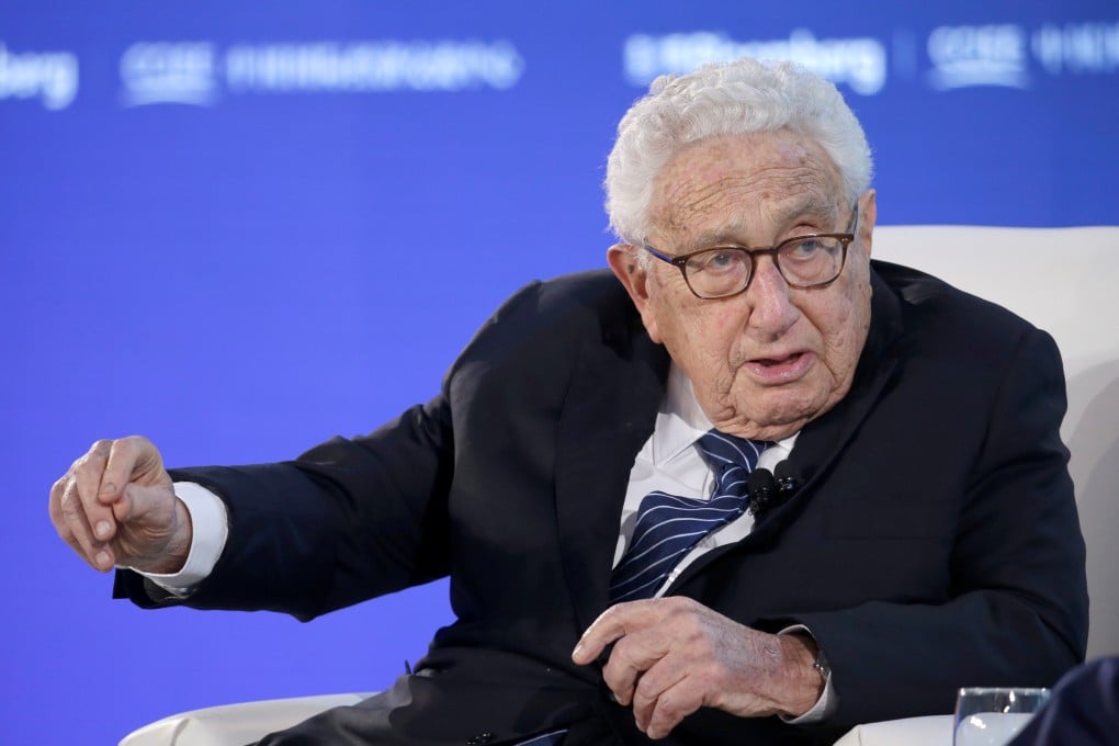 Former US secretary of state Henry Kissinger speaks during a previous event in China, which he has visited close to 100 times. Photo: Reuters