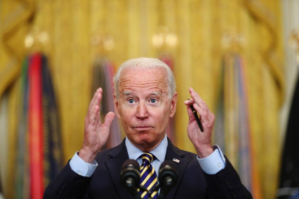 US President Joe Biden pushed back against the notion the US mission in Afghanistan had failed. Photo: EPA