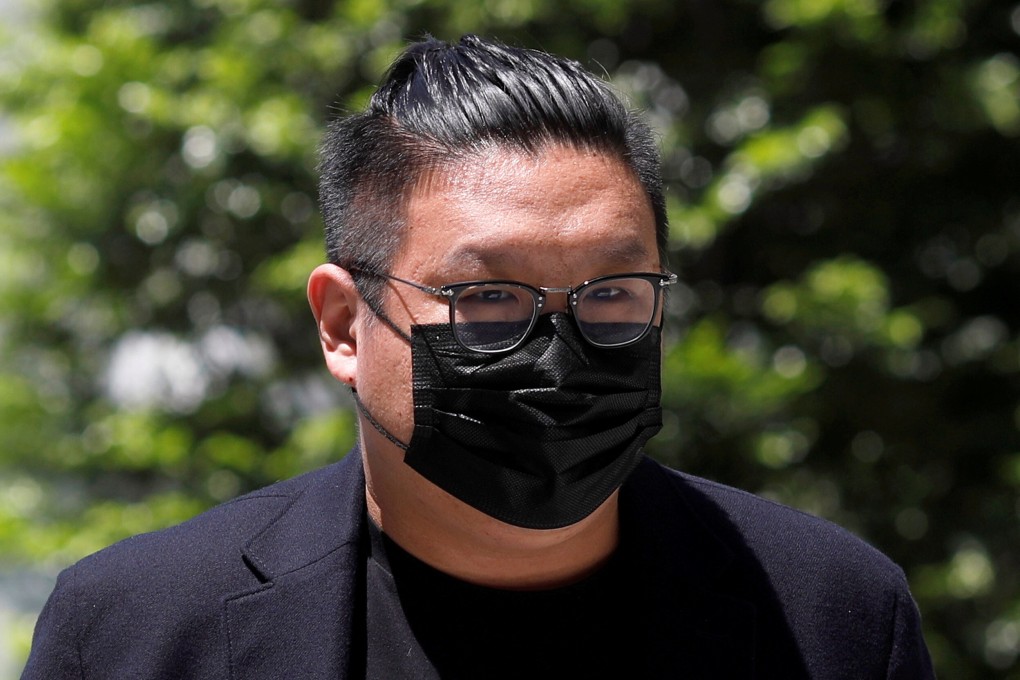 Ng Yu Zhi pictured arriving at a court in Singapore in April. Photo: Reuters