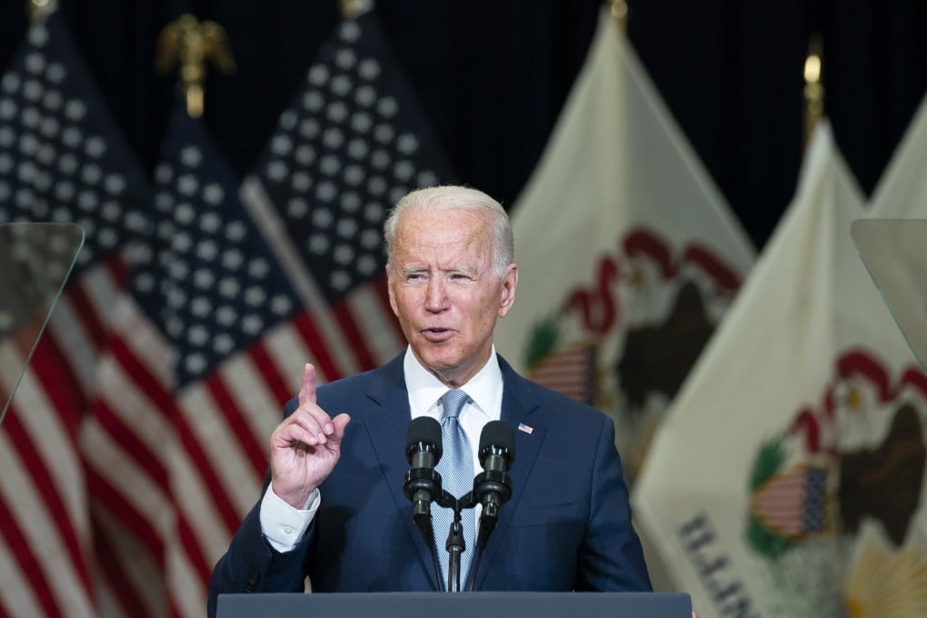 US President Joe Biden has introduced a number of federal government economic strategies to contain China since taking office. Photo: AP
