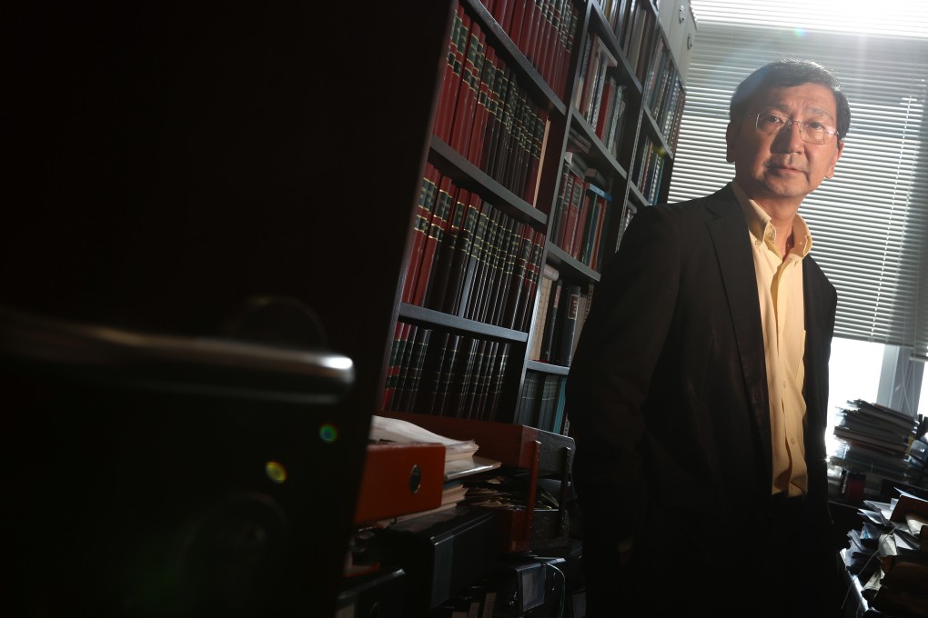 Legal scholar Johannes Chan has left his role as chair professor of public law after the University of Hong Kong declined to renew his contract. Photo: Nora Tam