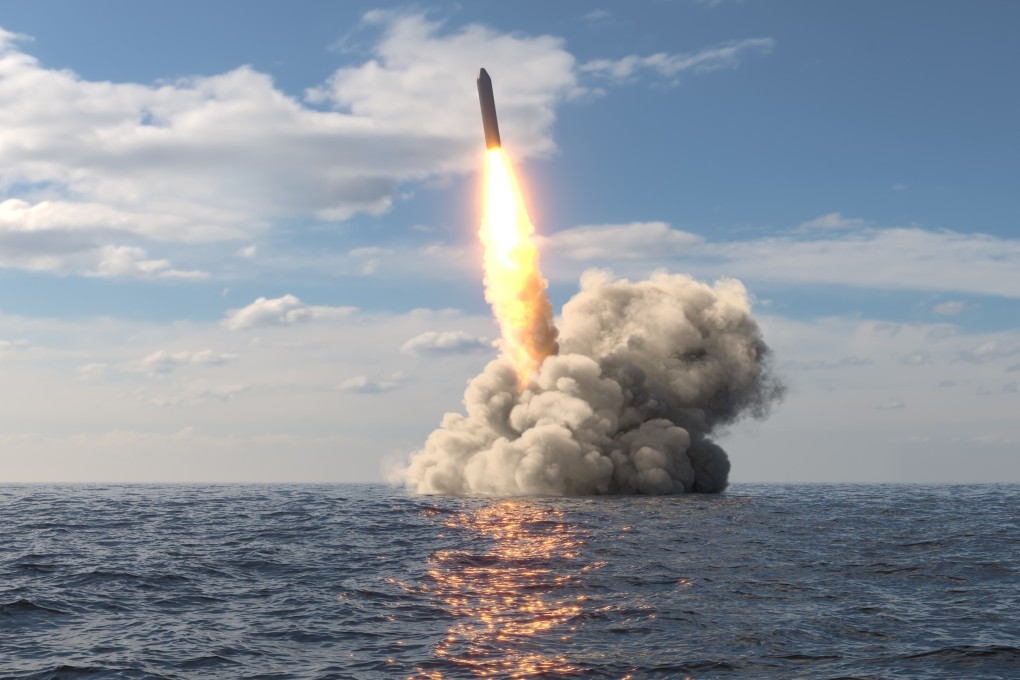Artist’s illustration of an underwater missile launch, a capability South Korea said it has now acquired. Photo: Shutterstock Images