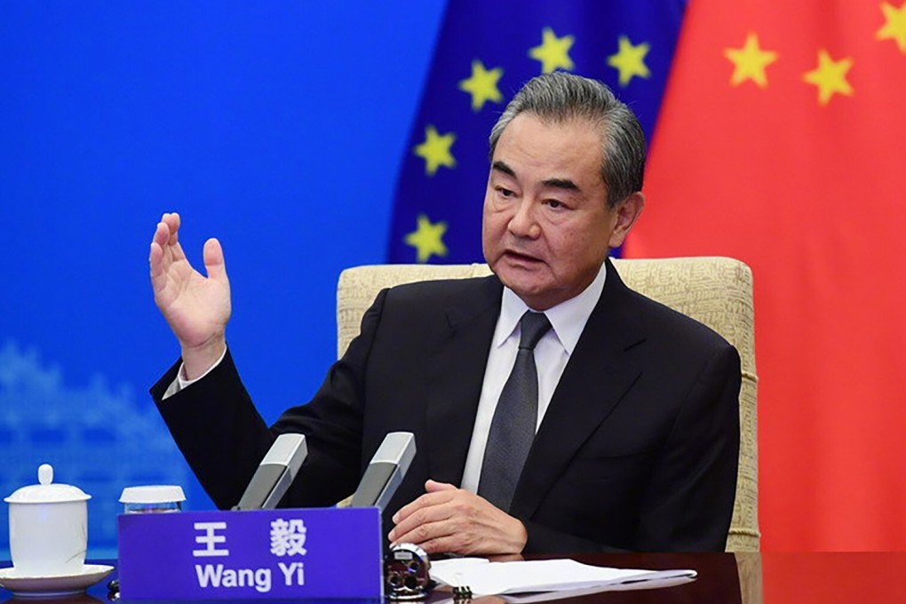 Foreign Minister Wang Yi called on Beijing and Europe to send positive signals to restore their damaged bilateral ties during talks with the EU’s top diplomat. Photo: Handout