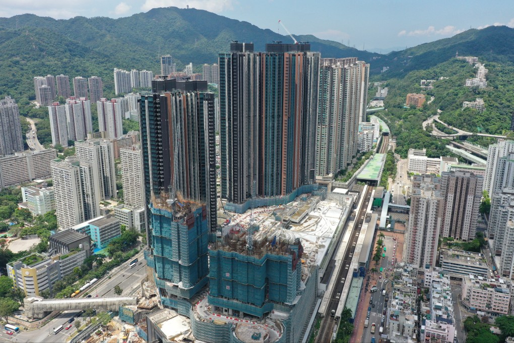 New World Development will pull down and rebuild the existing floors of Towers 1 and 8 at its Pavilia Farm III project near Tai Wai station. Photo: May Tse