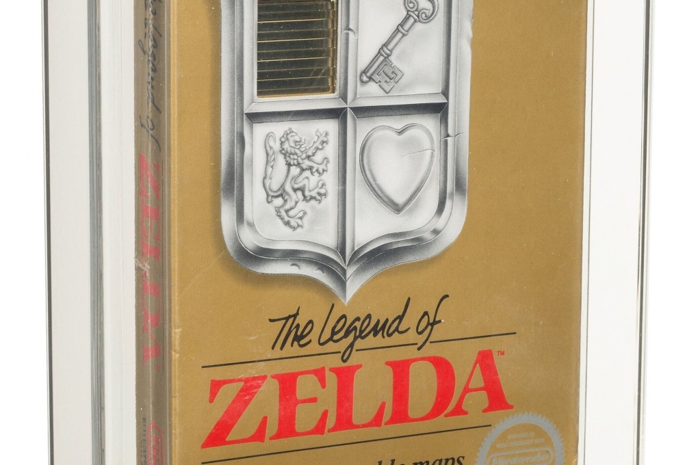 A sealed copy of the Nintendo NES game The Legend of Zelda has sold at auction for US$870,000, auction house Heritage Auctions announced Photo: Heritage Auctions / AFP