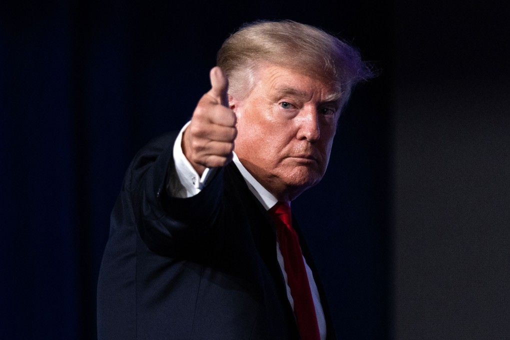 Donald Trump after speaking at the Conservative Political Action Conference (CPAC) in Dallas, Texas on July 11. Photo: AFP