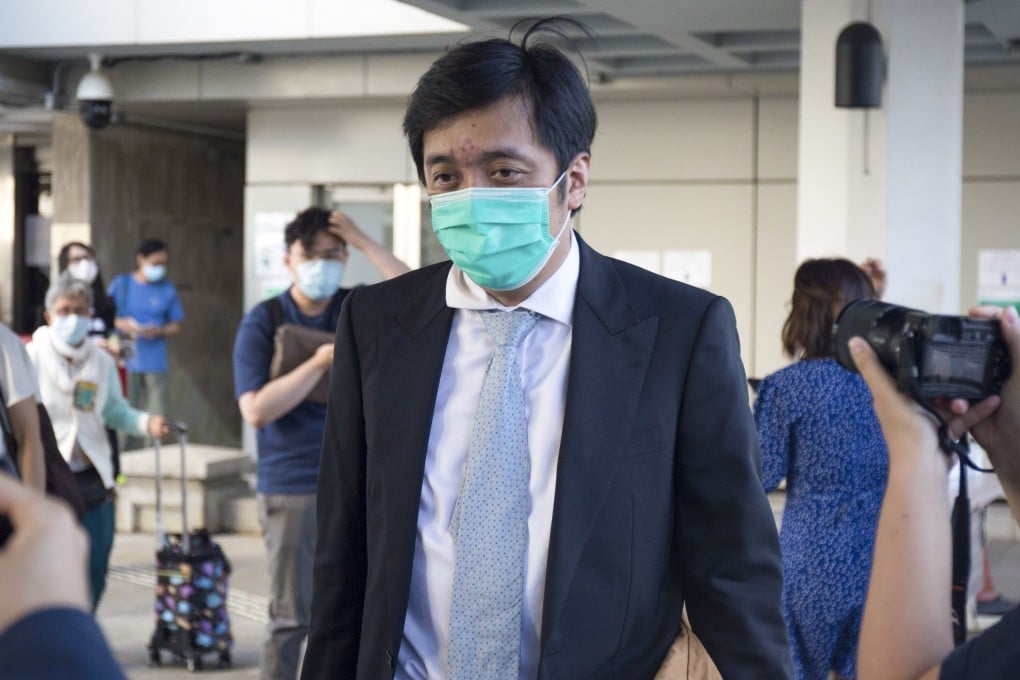 Journalism professor Francis Lee leaves the High Court after giving evidence on Tuesday. Photo: Brian Wong