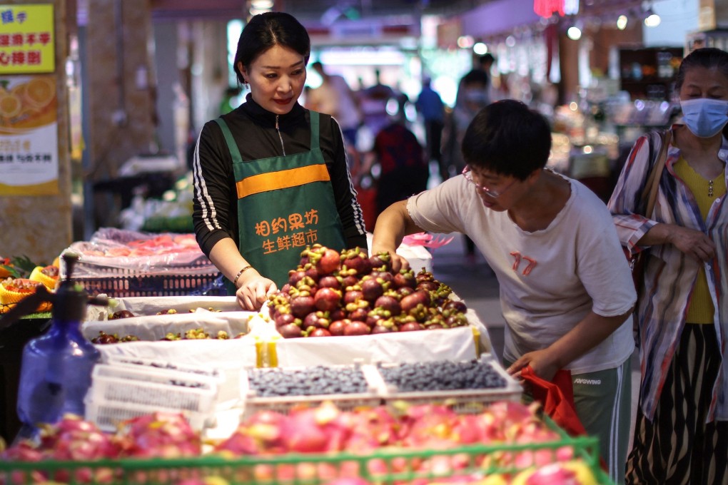 China’s economy grew by 18.3 per cent in the first quarter of 2021 compared with a year prior. On a quarter-by-quarter basis, however, first-quarter growth slowed to 0.6 per cent versus the fourth quarter of 2020. Photo: AFP
