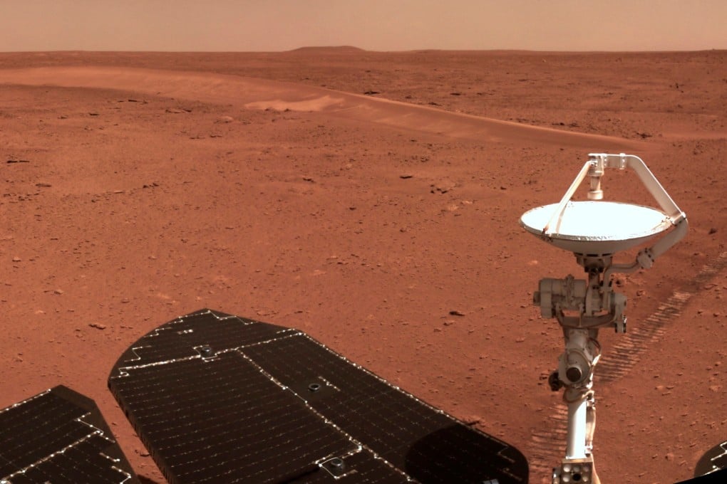 China’s space agency says the Zhu Rong rover has covered more than 400 metres. Photo: Reuters