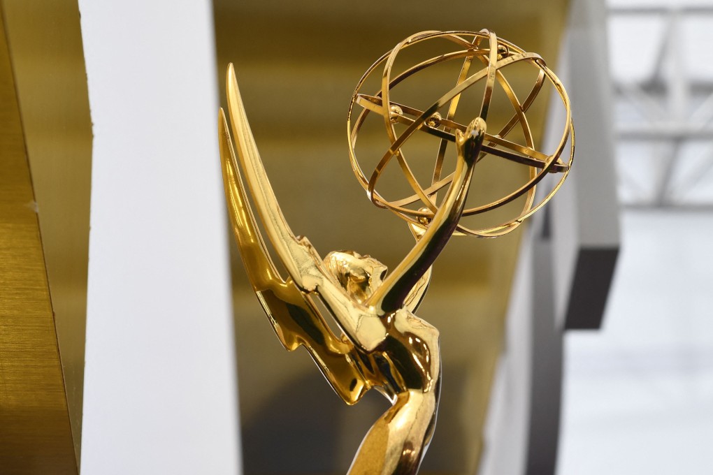 An Emmy statuette, one of which will be handed out at a live, in-person ceremony in Los Angeles on September 19. Photo: AFP
