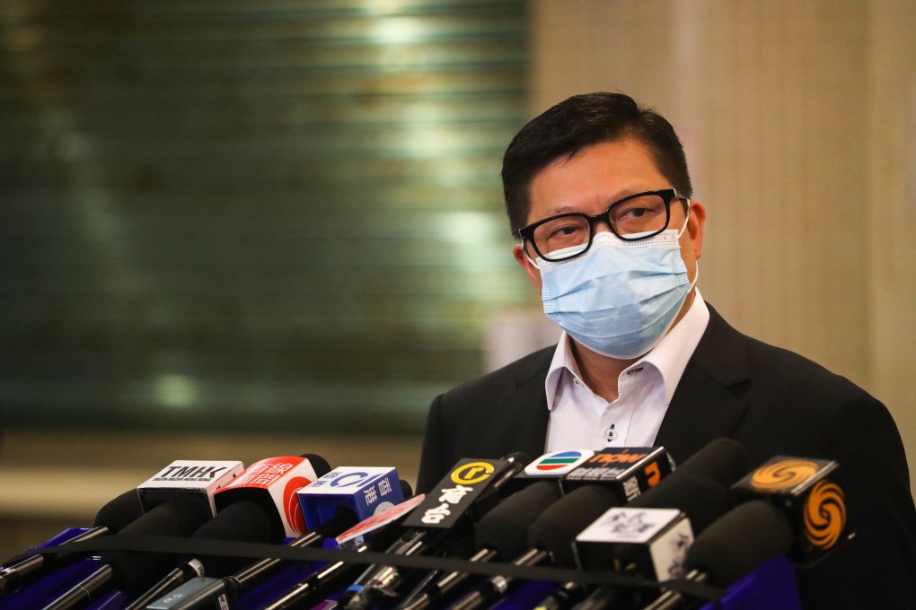 Security secretary Chris Tang has defended three subordinates in hot water over an expensive meal they attended. Photo: Edmond So