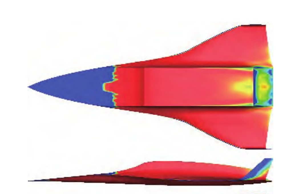 The design of the plane included some features with similarities to a Concorde. Photo: Beijing Institute of Technology