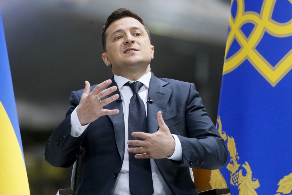 Ukrainian President Volodymyr Zelensky told China’s leader in a phone call on Tuesday that Chinese investors were welcome to take part in infrastructure projects in Ukraine. Photo: AP