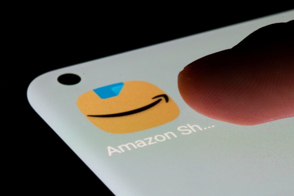 The Amazon app seen on a smartphone in this illustration taken on July 13. Photo: Reuters