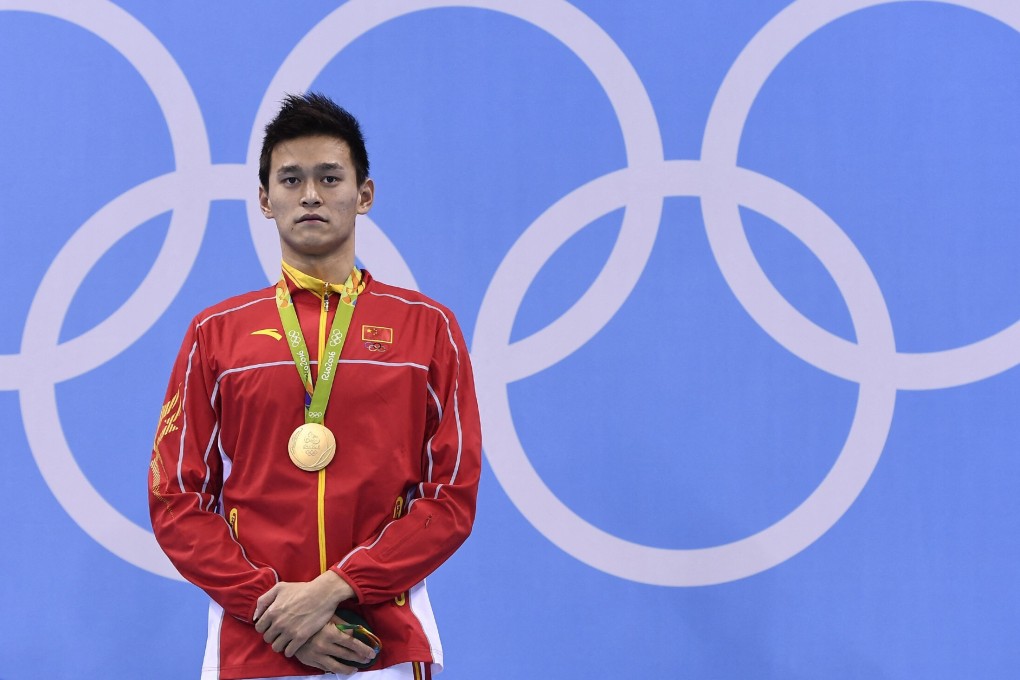 China’s three-time gold medallist Sun Yang is one of several big names who will not be at the Tokyo Games. Photo: AFP