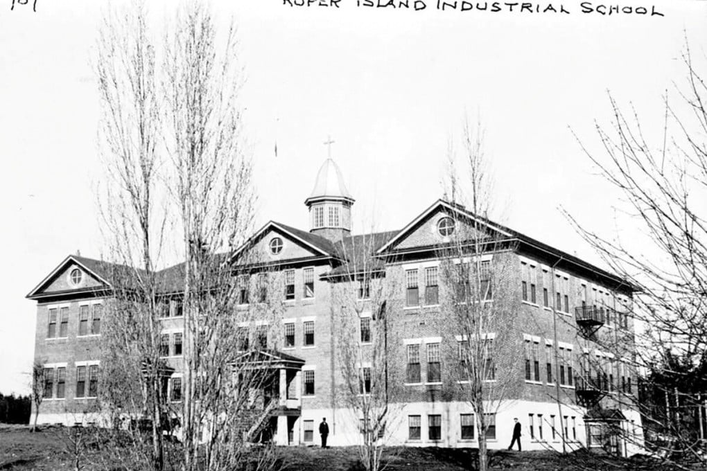 The Kuper Island Indian Residential School on Penelakut Island, formerly known as Kuper Island, near Chemainus, British Columbia, Canada in 1913. Photo: Courtesy of the Royal BC Museum / Royal Commission on Indian Affairs for the Province of British Columbia / Reuters