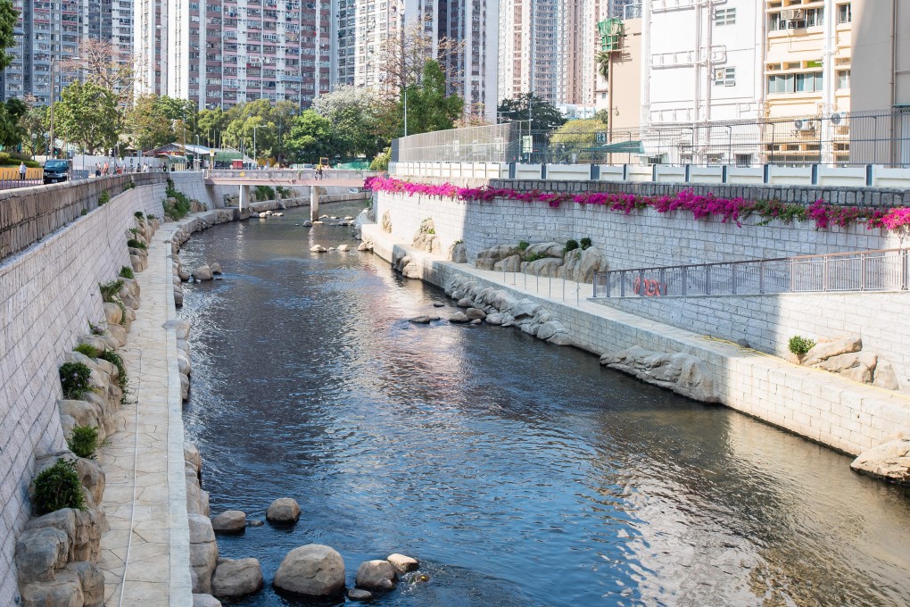 Hong Kong’s Kai Tak River, which flows through Kowloon to the harbour, was previously found to carry high levels of antibiotic contamination. Photo: Handout