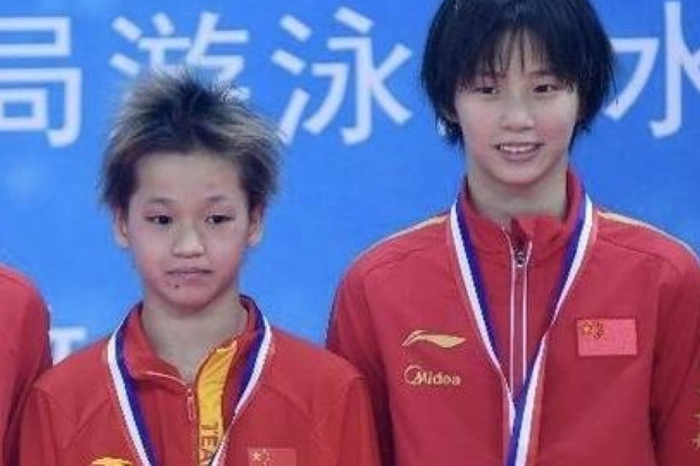 China’s Quan Hongchan (left) and Chen Yuxi will compete in the women’s 10m diving at the Tokyo 2020 Olympics. Quan is the youngest Chinese Olympian. Photo: Weibo