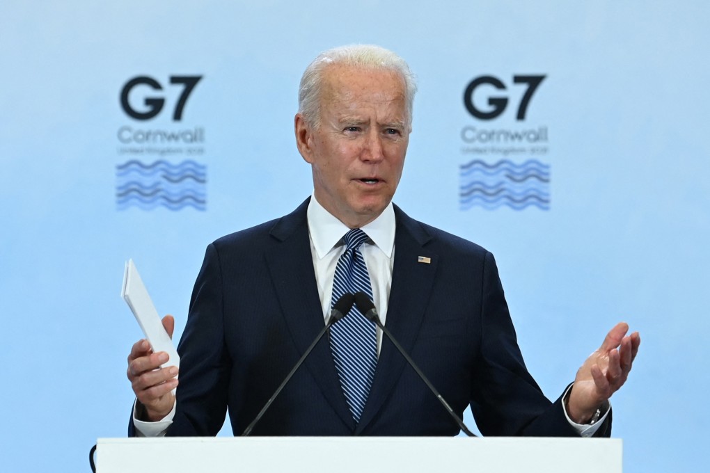 US President Joe Biden leads the initiative which was announced at the G7 summit in Britain. Photo: AFP/Getty Images/TNS