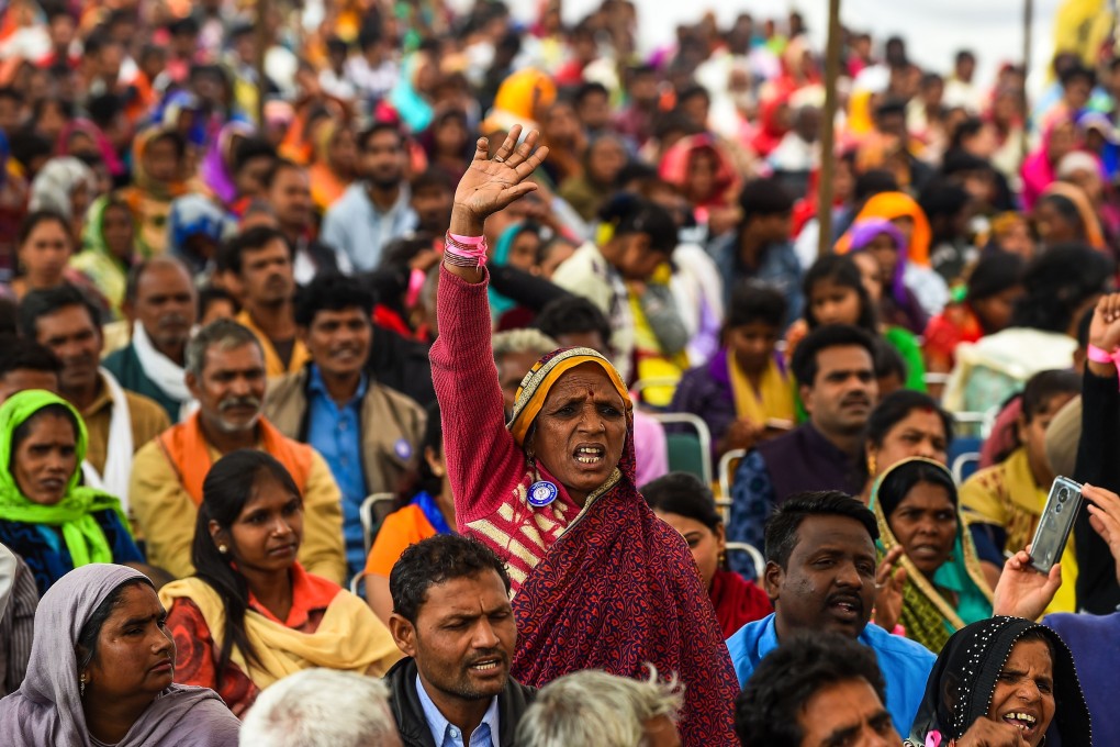 Participants in India’s Dignity March campaign for women’s rights and justice for survivors of sexual assault. Photo: AFP