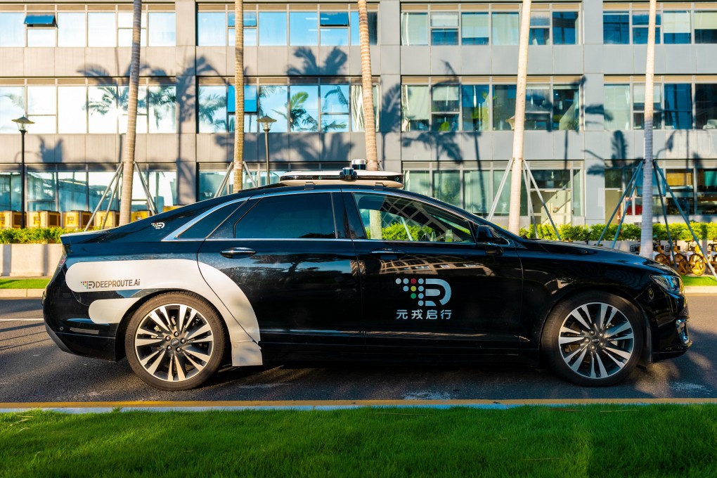 Self-driving start-up DeepRoute.ai, which was created in 2019, has launched its robotaxi service to Shenzhen residents. Source: Handout