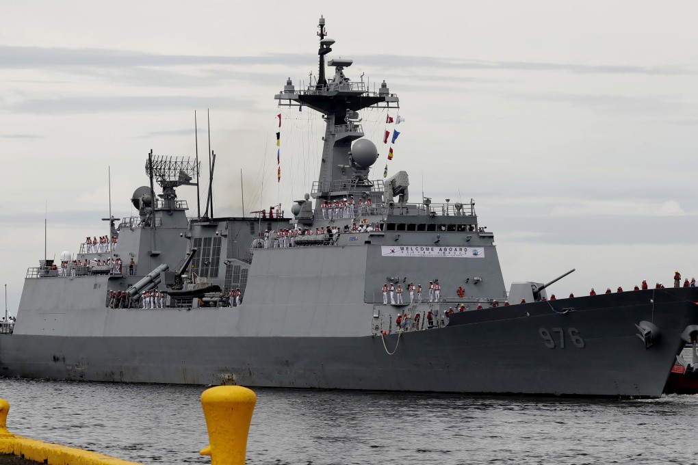 The South Korean navy destroyer, the Munmu The Great, was on anti-piracy patrol in the Gulf of Aden. Photo: AP