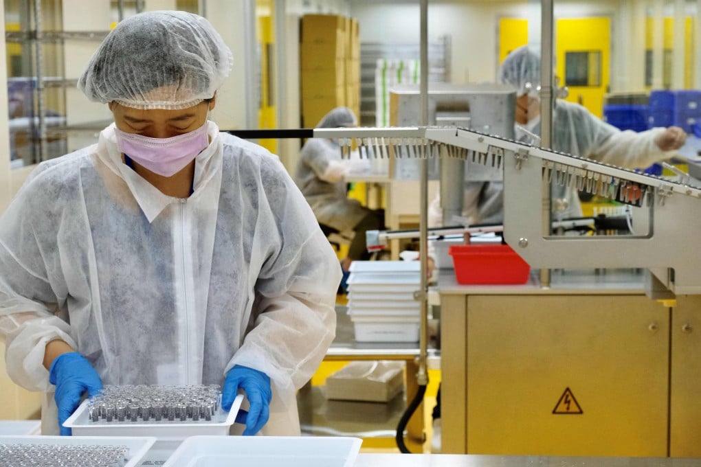 Medigen Vaccine Biologics has to present a monthly safety report for the Covid-19 jab, which is designed for people aged over 20. Photo: AFP