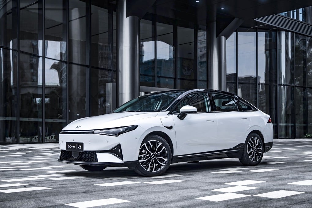 Xpeng’s P5, which premiered in April, is expected to be ready for delivery from October. HANDOUT PHOTO