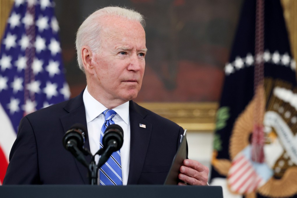 US President Joe Biden at the White House in Washington on Monday. Photo: Reuters