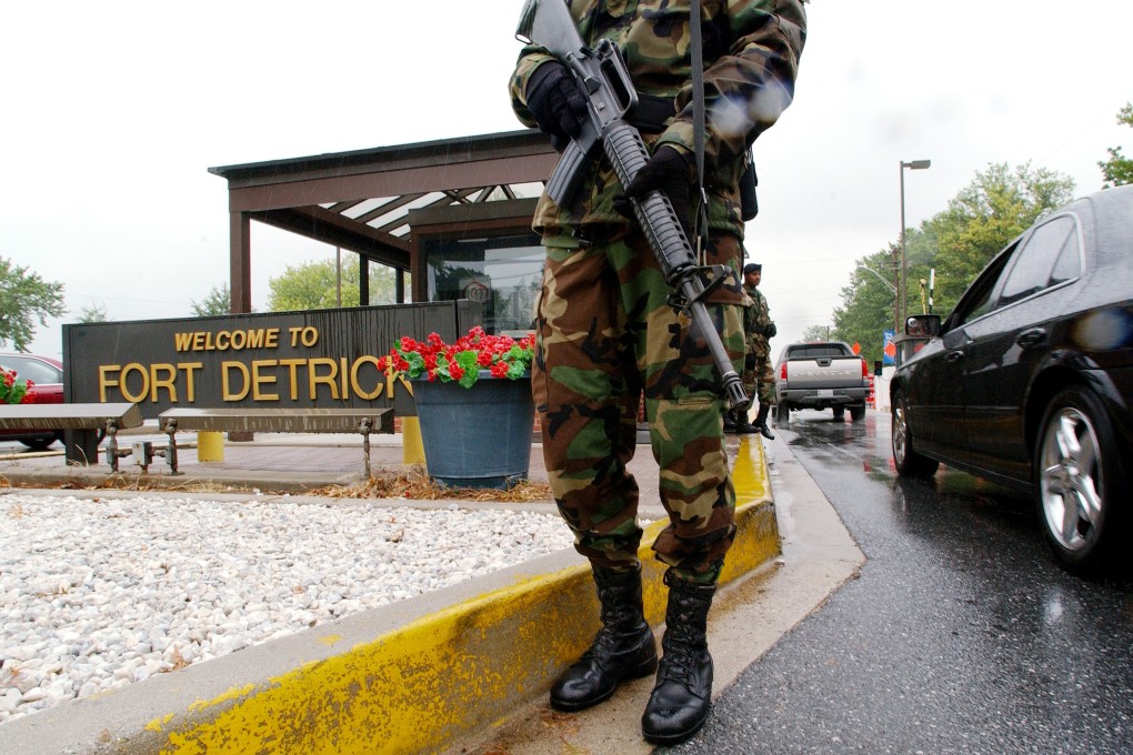 China’s targeting of Fort Detrick is a “classic authoritarian tactic” straight out of Russia’s disinformation playbook, according to one expert. Photo: AFP