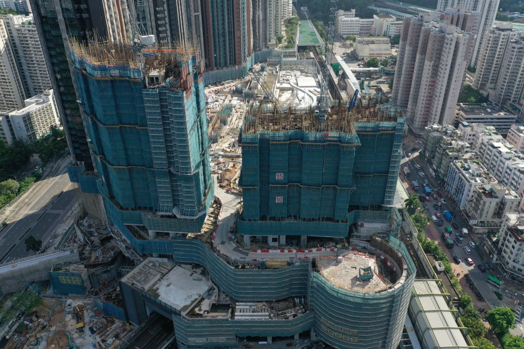 The Pavilia Farm under construction in Tai Wai. Photo: Sam Tsang