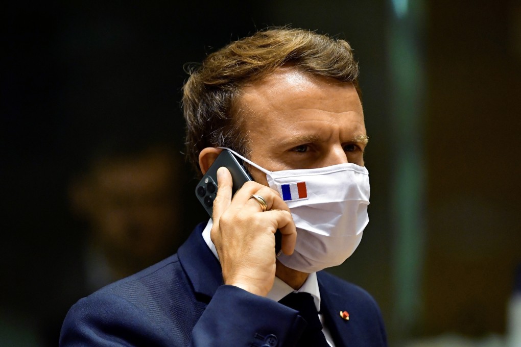 Phone numbers used by French President Emmanuel Macron and top members of his government are among the potential targets for the Pegasus spyware. File photo: AP