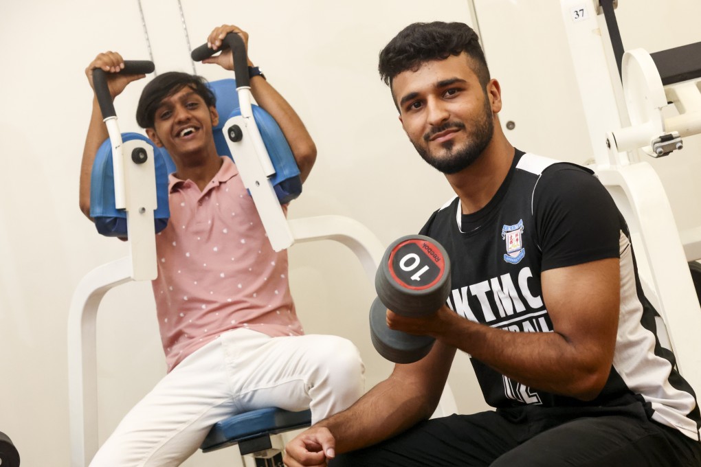 (Left to right) Muhammad Abdullah Khan and Ajab Khan are looking to become PE teachers. Photo: May Tse