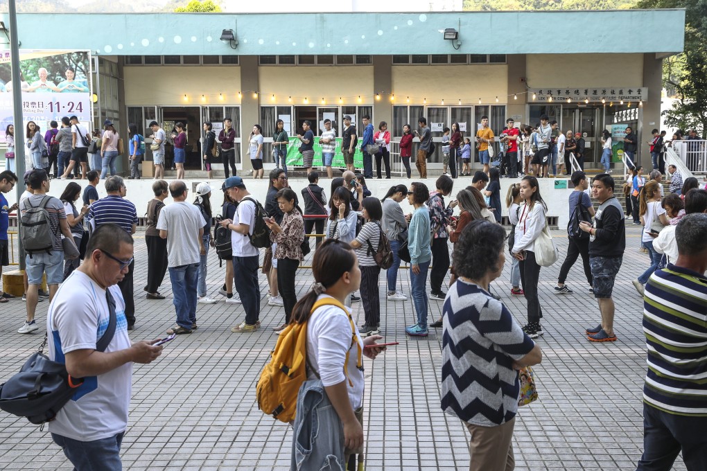 A new queuing system will be introduced for September’s Election Committee polls. Photo: Winson Wong