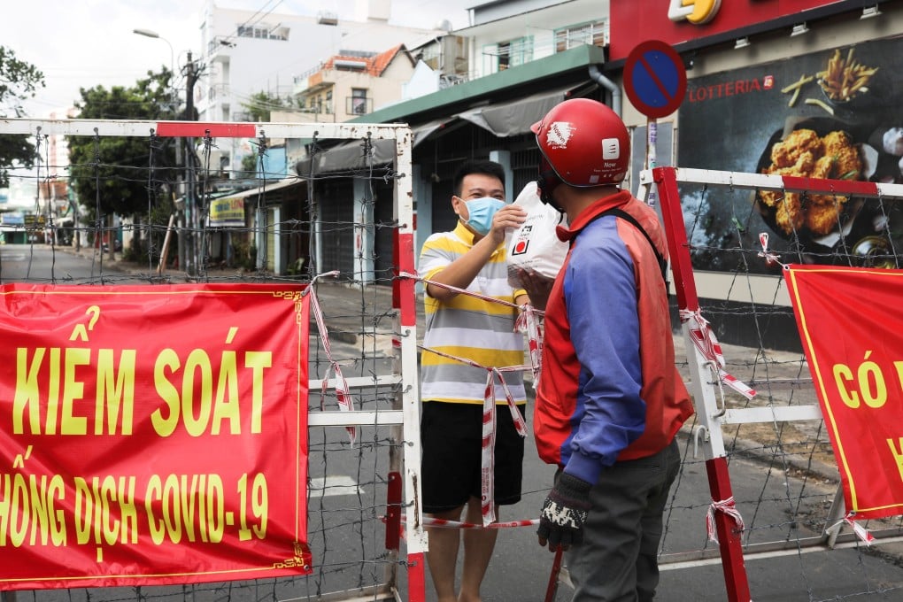 Covid-19 cases have surged in Vietnam in recent months, forcing numerous Chinese manufacturers to halt operations in the country. Photo: Reuters