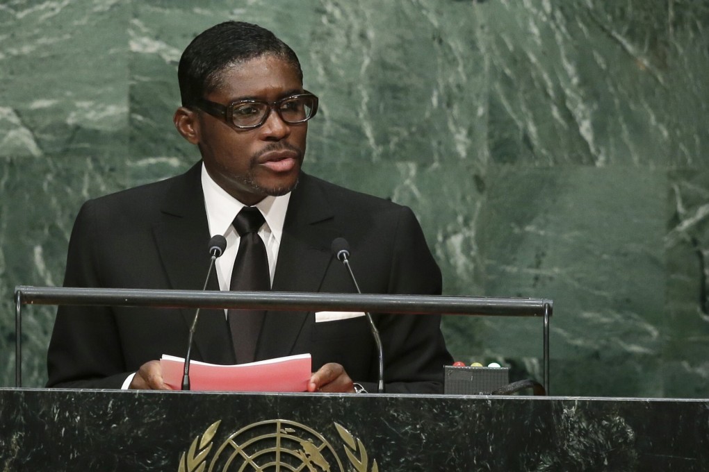 Equatorial Guinea’s vice-president Teodoro Obiang Mangue. File photo: AP