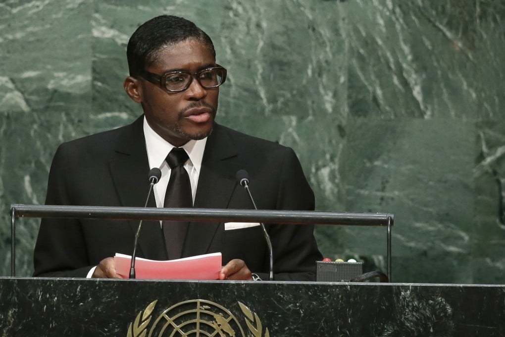 Equatorial Guinea’s vice-president Teodoro Obiang Mangue. File photo: AP