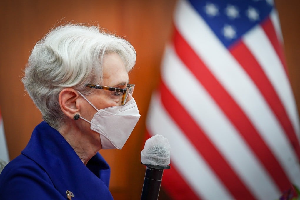 US deputy secretary of state Wendy Sherman will hold talks with top Chinese diplomats in Tianjin, China, on Monday. Photo: EPA-EFE