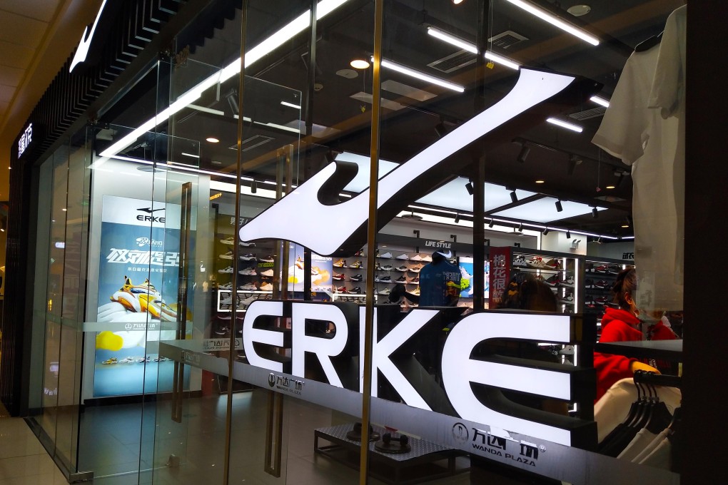 Sales of Erke sportswear soared 52 times to around 6.3 million yuan on an e-commerce platform managed by JD.com on Friday. Photo: VCG via Getty Images
