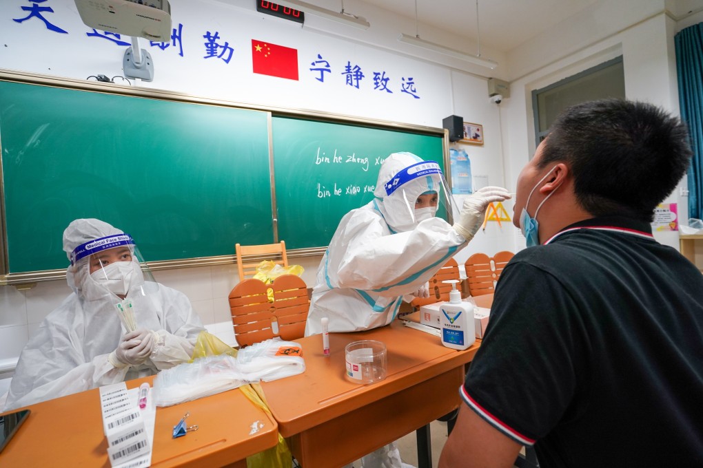Nanjing has embarked on a second round of coronavirus mass testing. Photo: Xinhua