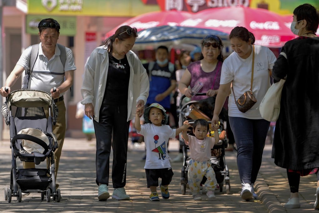 Responding to its 2020 census results, China introduced a three-child policy in May 2021 after Chinese mothers gave birth to just 12 million babies in 2020. Photo: AP