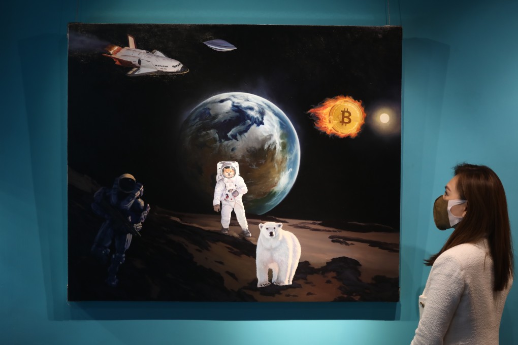 The TaMen painting at Macey & Sons in Hong Kong. Photo: Jonathan Wong