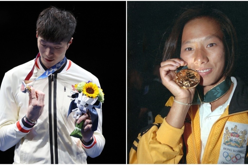 Cheung Ka-long and Lee Lai-shan won Olympic gold medals in two completely different eras of Hong Kong sport. Photo: DPA, David Wong