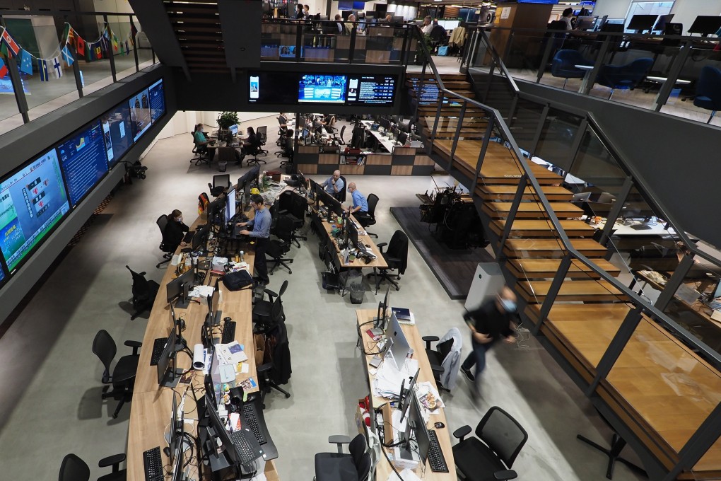 The South China Morning Post newsroom in Hong Kong’s Times Square. Photo: Martin Chan