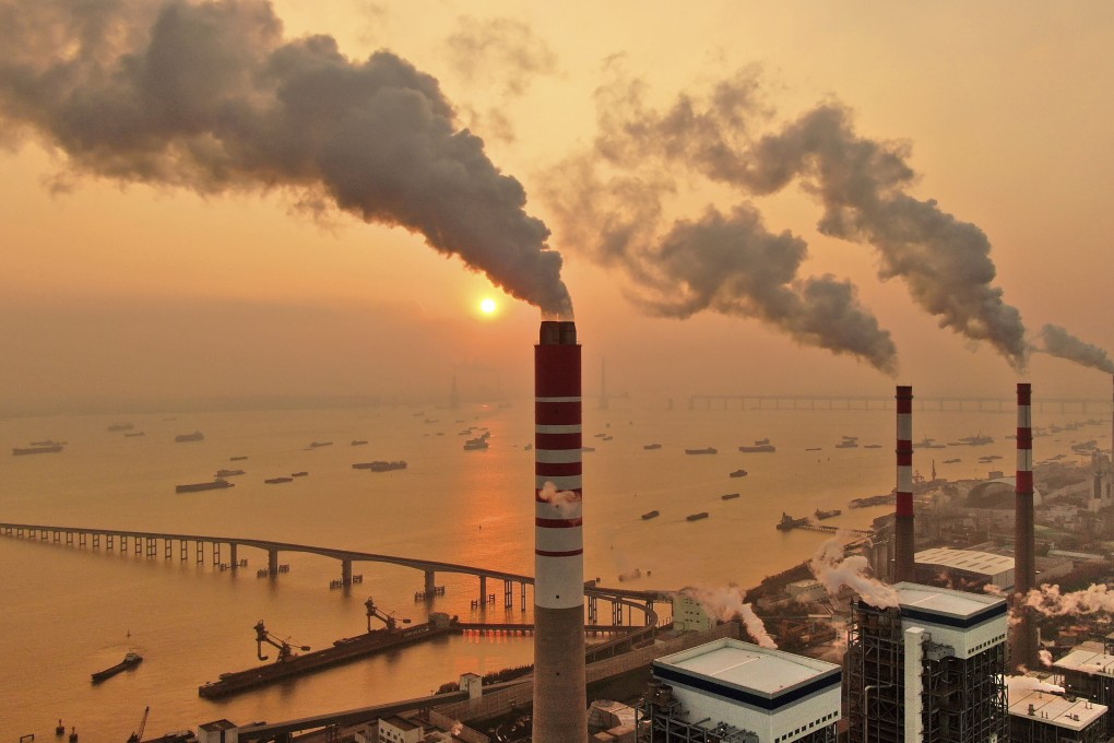 China is aiming to be carbon neutral by 2060. Photo: Chinatopix via AP
