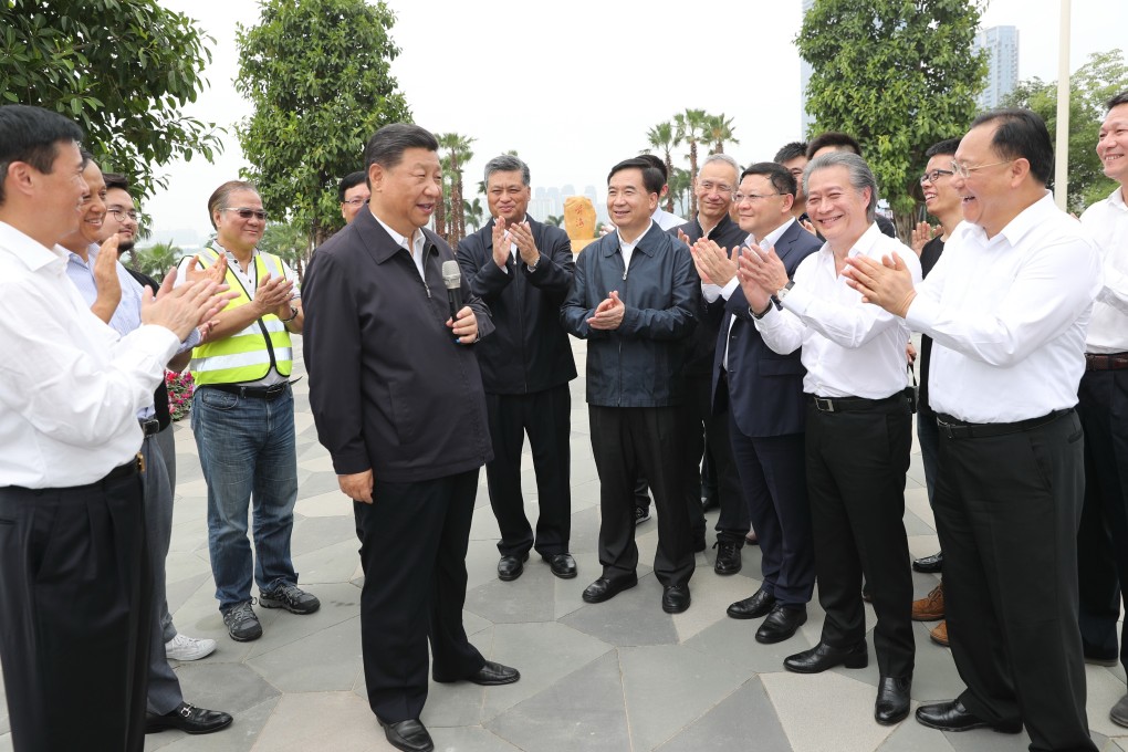 President Xi Jinping tours a free-trade zone in Shenzhen in 2018. China’s southern tech hub has been given special responsibilities as a pioneer in state-owned enterprise reform. Photo: Xinhua