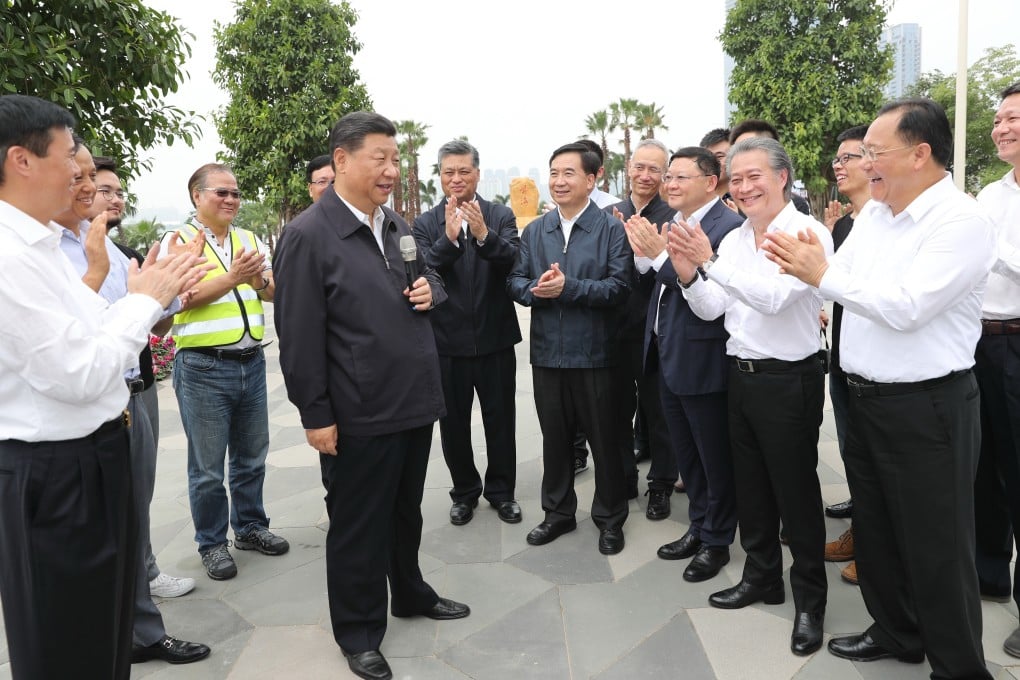 President Xi Jinping tours a free-trade zone in Shenzhen in 2018. China’s southern tech hub has been given special responsibilities as a pioneer in state-owned enterprise reform. Photo: Xinhua